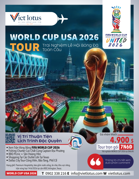 2026 World cup USA tour. Trải nghiệm bóng đá toàn cầu.