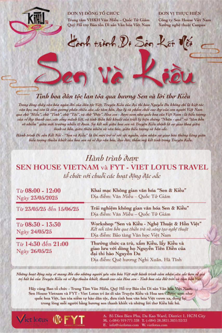 HÀNH TRINH KẾT NỐI DI SẢN – SEN VÀ KIỀU